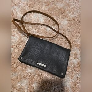 Dana Buchman Black Leather Crossbody